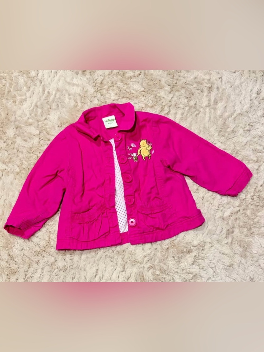 18-24m Disney Y2K Vintage Winnie the Pooh Coat